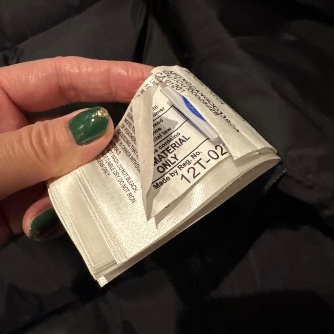 魚天国さま専用  ダウンベスト 黒 カナダグース S／P