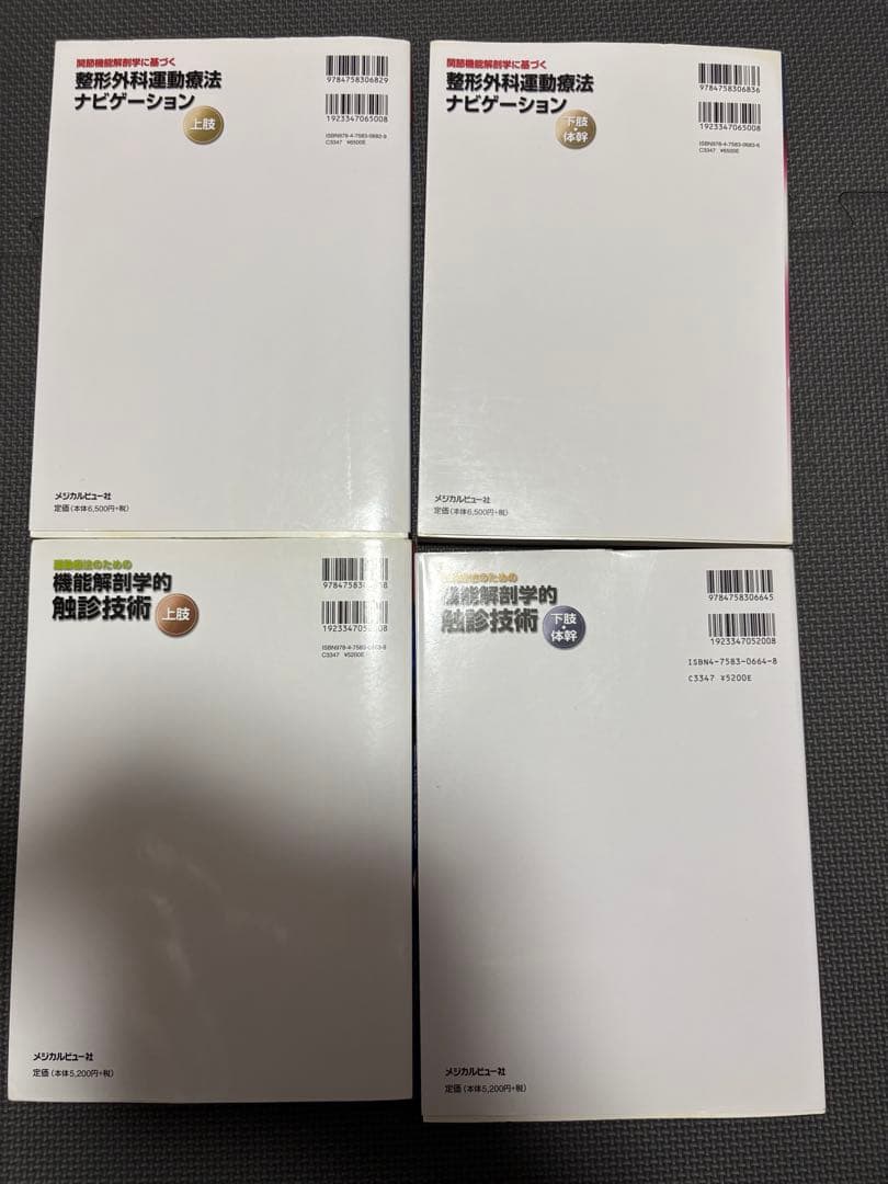 整形外科運動療法ナビゲーション＆機能解剖学的触診技術セット　理学療法士　作業療法