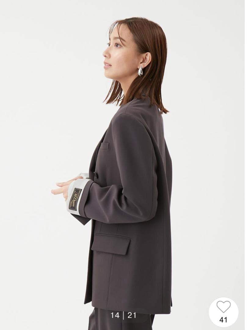 【新品未使用】今期新作！MilaOwen(ミラ オーウェン)ジャケット