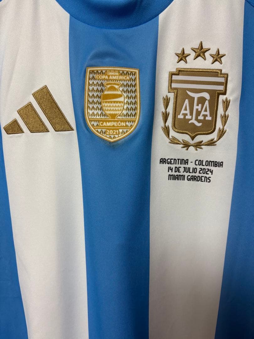 【正規品】アルゼンチン代表 コパアメリカ2024 決勝モデル フルパッチXL