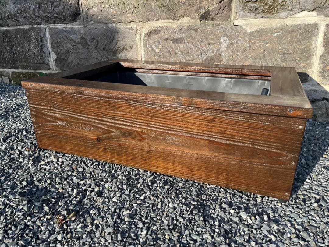 【新品】60Lトロ舟と木枠のセット　めだか飼育ケース　ビオトープ