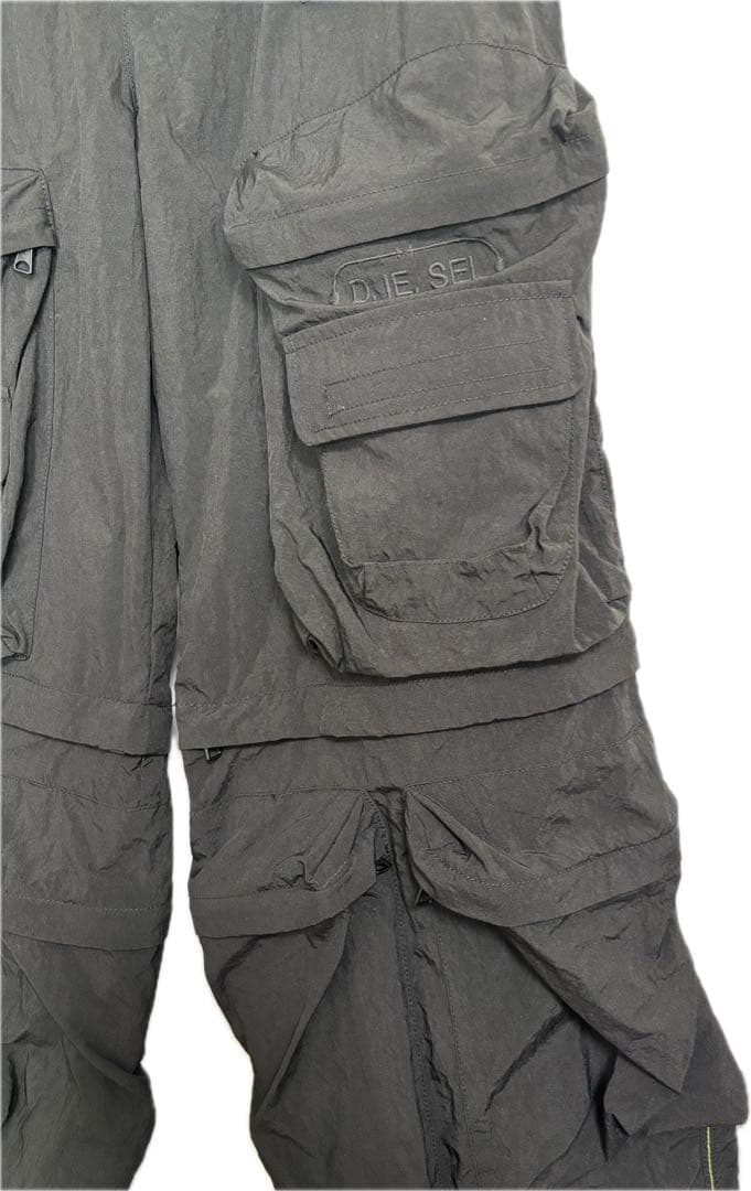 【今週末のみ価格調整】ディーゼル 23SS ナイロン ワイドカーゴパンツ