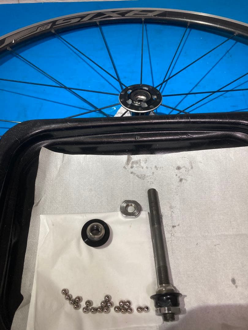 ★メンテ済 AXIS 2.0 622×17 フロントホイール クイック付