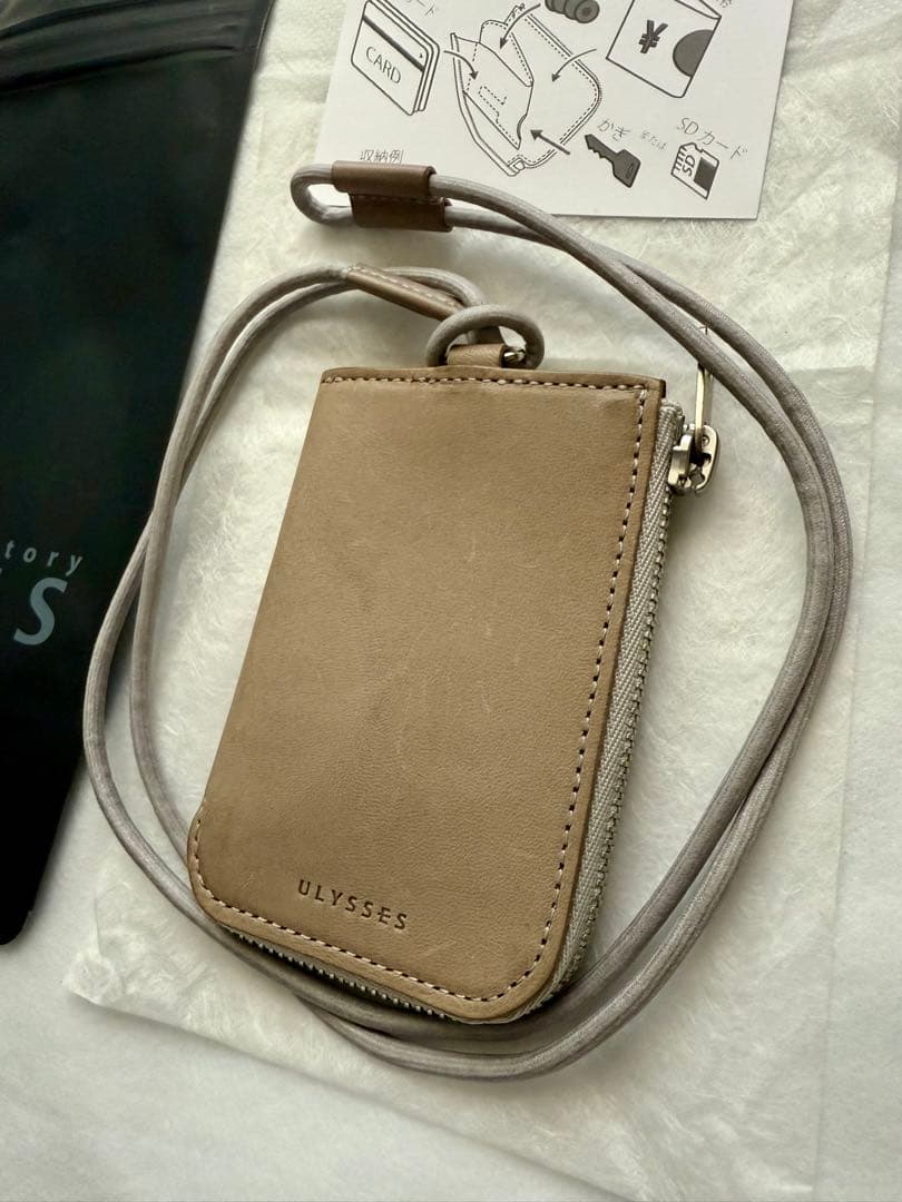 未使用　ULYSSES コモドリベルタ　ミニ財布　ユリシーズ　ウォレット　本革