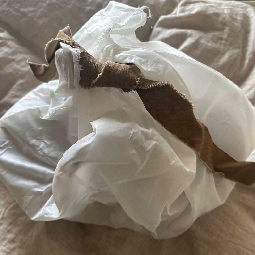 超美品♡eb.a.gos エバゴス かごバッグ　ラビットファー　袋　鏡 付き