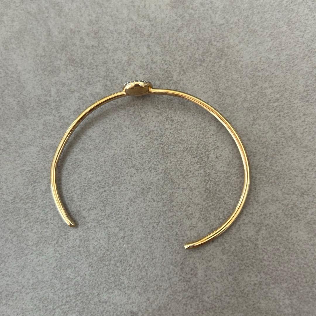 K10 モアサナイト バングル ブレスレット ダイヤモンド