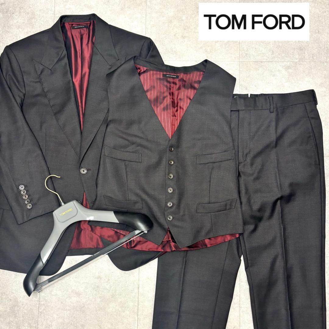 最高級✨TOM FORD トムフォード 3ピース セットアップ スーツ 50