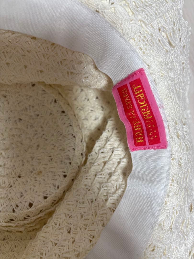 BABY♡アミィミエルボンネットハット♡オフ白