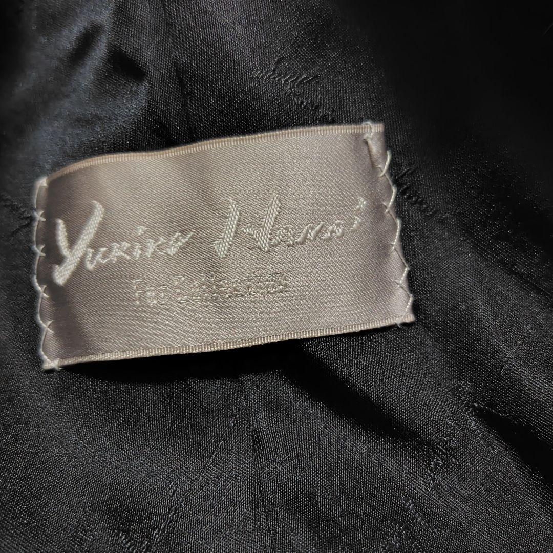 yukiko hanai フォックスファーコート 動物の顔付き　濃青