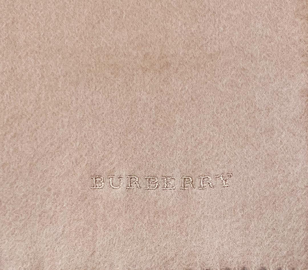 英国製 バーバリー BURBERRY カシミヤ100%大判マフラー 男女兼用