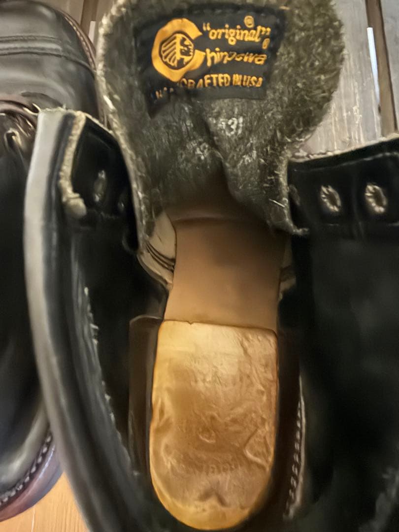 【CHIPPEWA 】チペワブーツ キャップトゥ ８Ｄ26㎝