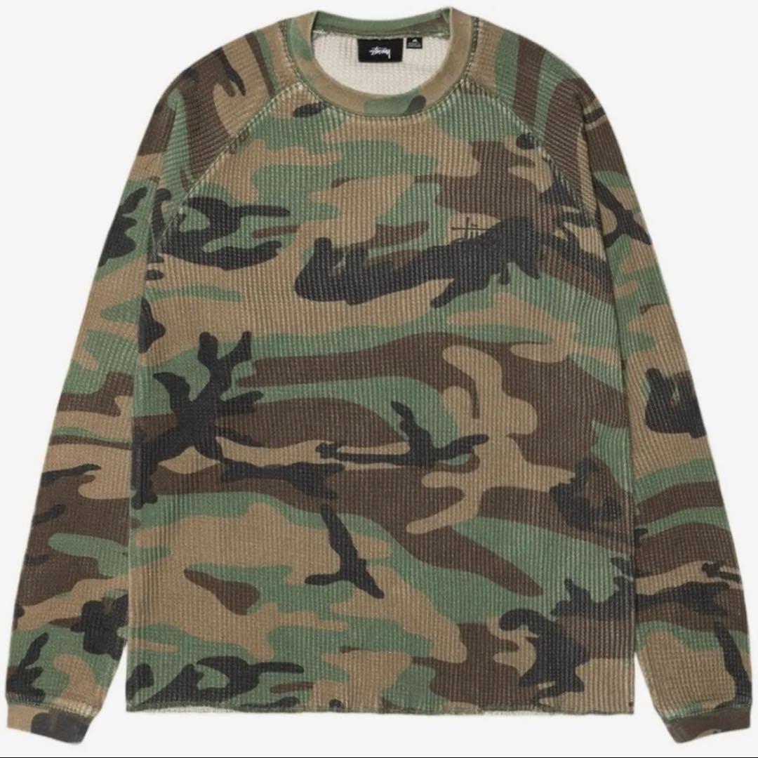 STUSSY BASIC THERMAL CAMO サーマル カモ　Mサイズ