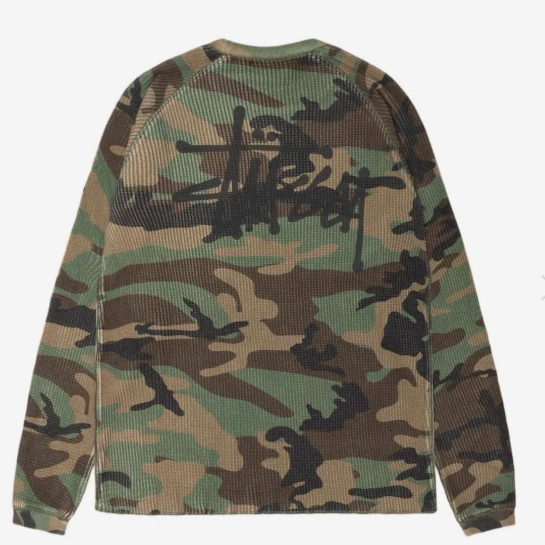 STUSSY BASIC THERMAL CAMO サーマル カモ　Mサイズ