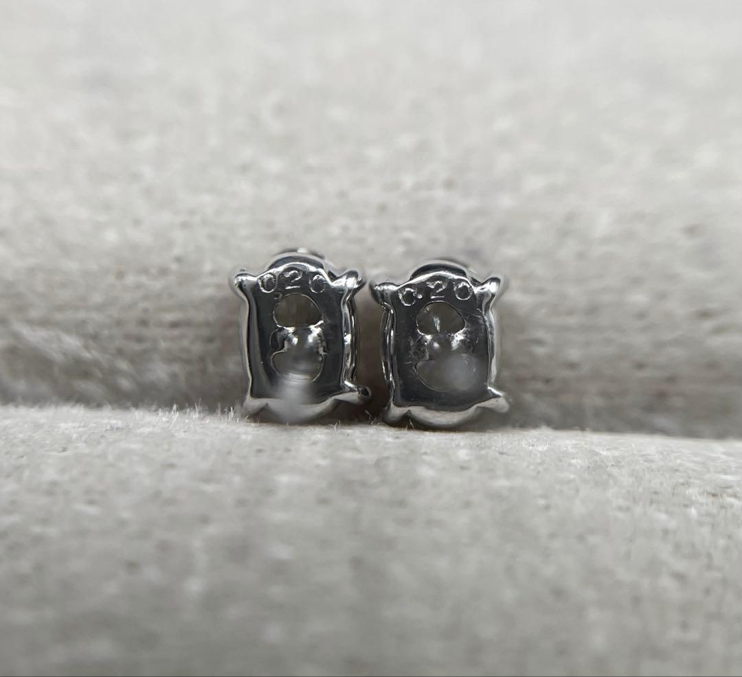 JA57★高級 ダイヤモンド0.4ct プラチナ ピアス
