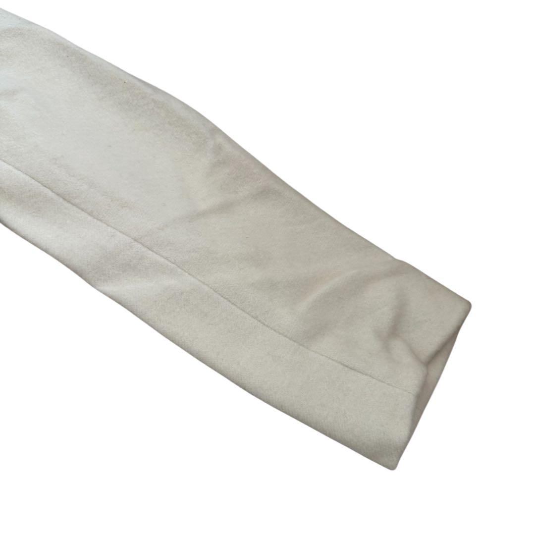 カシミヤ　ロングコート　白　ホワイト　ウール