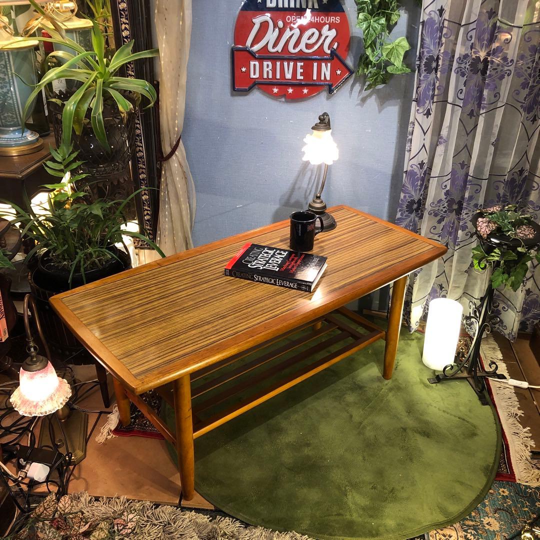 カリモク60 当時物　リビングテーブル