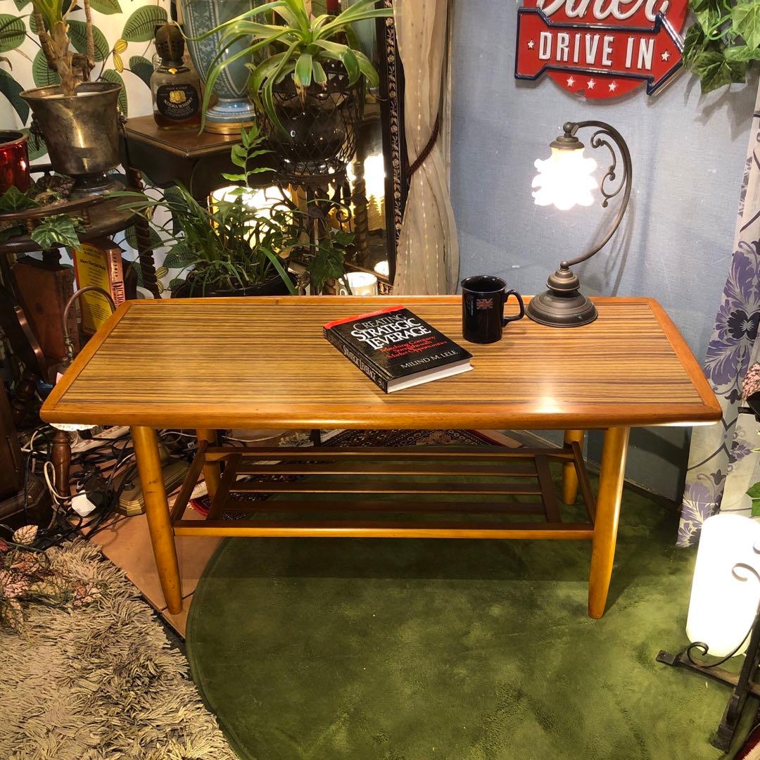 カリモク60 当時物　リビングテーブル