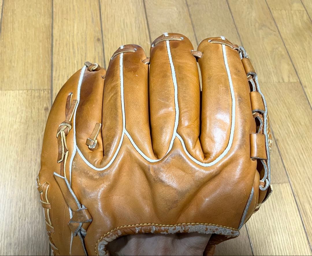 Mizuno ミズノ　青カップ　軟式　グローブ　ワールドウィン