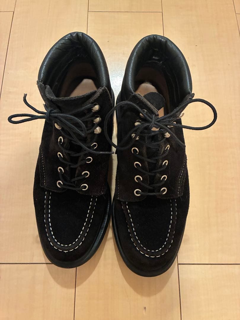 【箱付】レッドウイングBEAMS別注 スーパーソールスエードD8805 ブラック