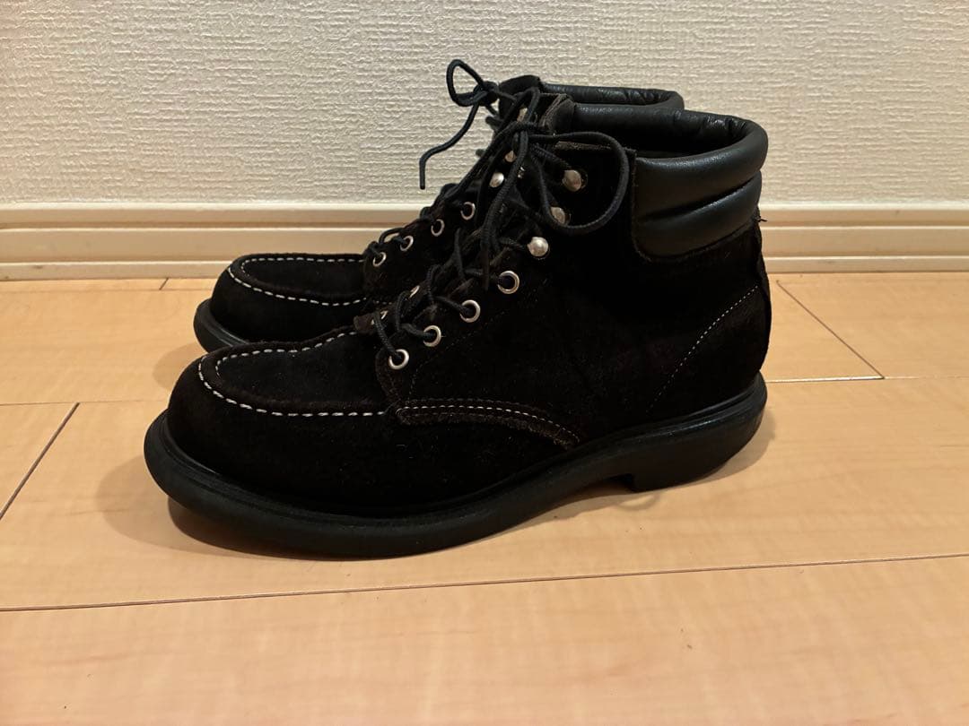 【箱付】レッドウイングBEAMS別注 スーパーソールスエードD8805 ブラック