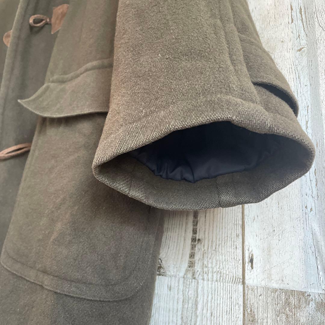 【あ】llbean ダッフルコート80s アメリカ製 チェック柄