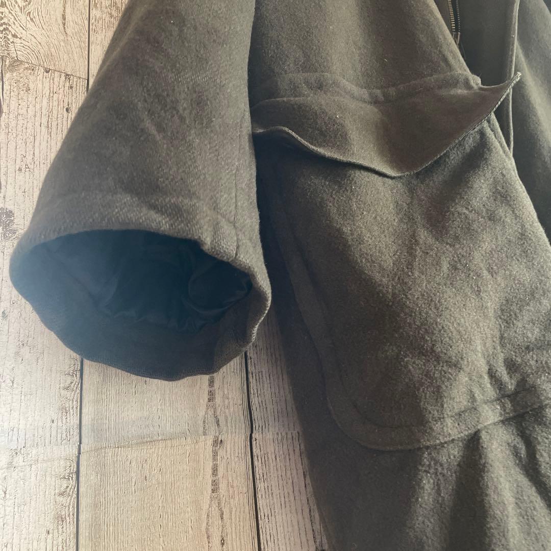 【あ】llbean ダッフルコート80s アメリカ製 チェック柄