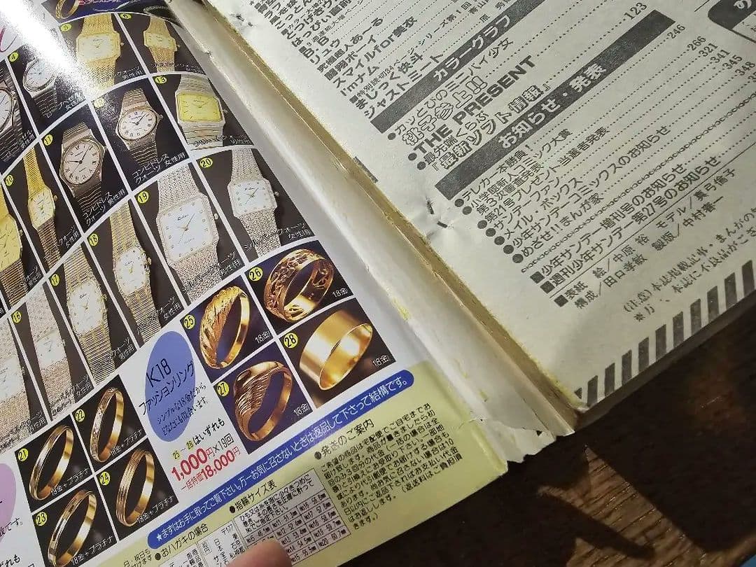 週刊少年サンデー　1987年　26号　33号　　ぶっちぎり表紙　2冊セット