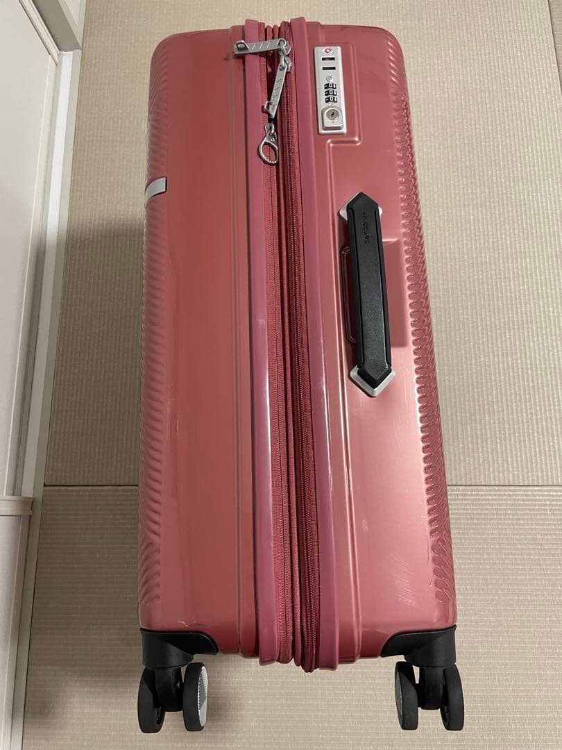 【美品】サムソナイト　スーツケース/キャリーケース/ピンク/一回のみ使用