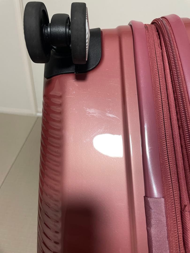 【美品】サムソナイト　スーツケース/キャリーケース/ピンク/一回のみ使用