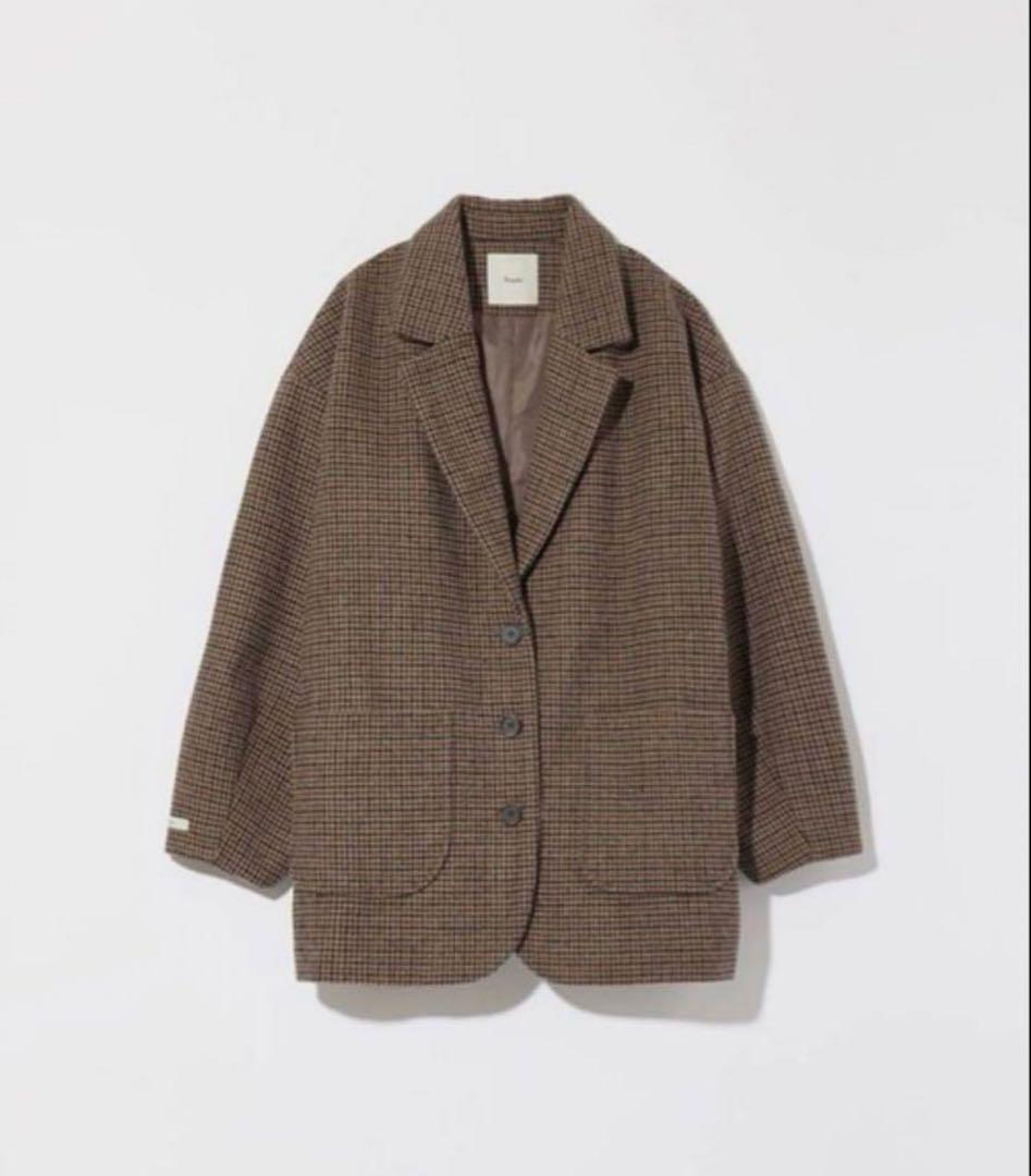 eaphi WOOL LIKE CHECK JACKET【新品未使用】