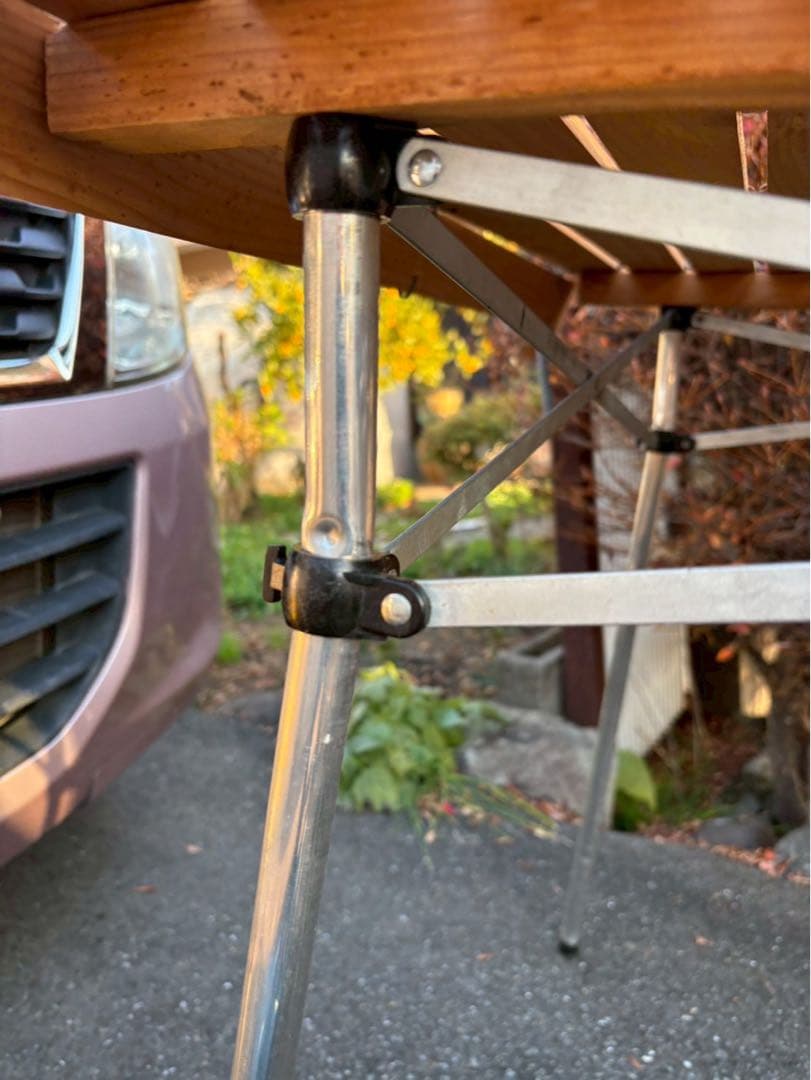 Lallemand ラレマンド ウッドロールトップテーブル ビンテージ 廃盤品