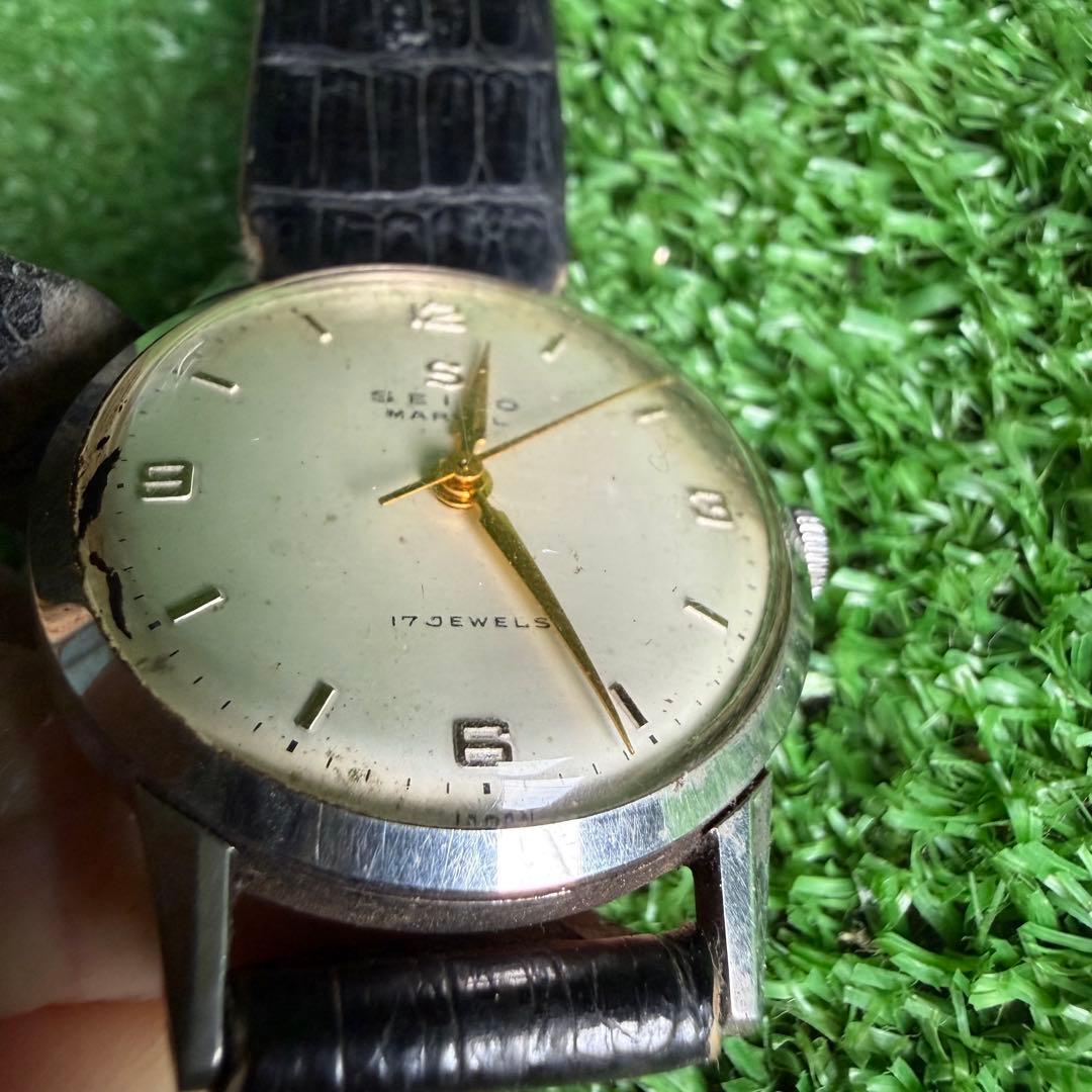 s*u様 a180-9】ヴィンテージSEIKOマーベル 13024M 笹針・S字