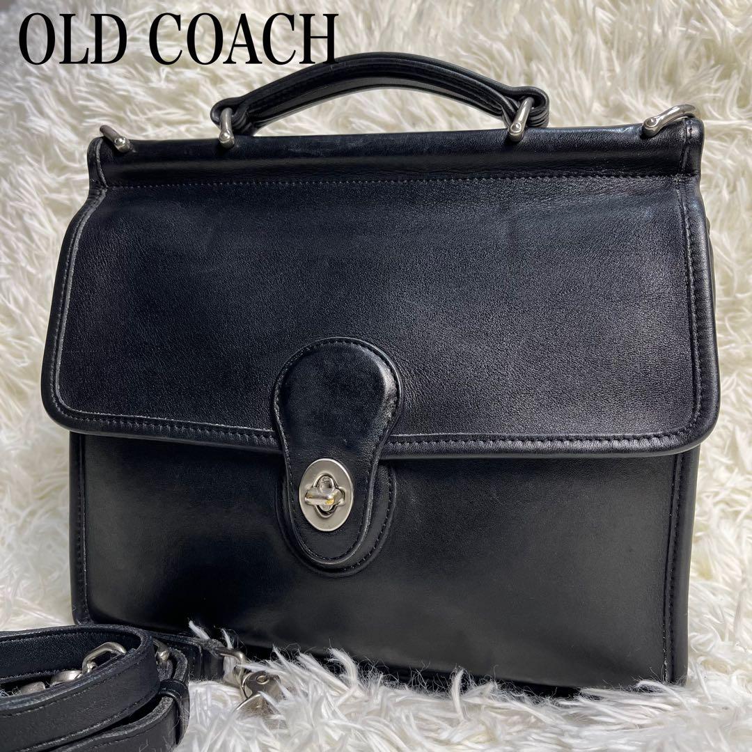【希少】OLD COACH ハンドバッグ 2way 9927 グラブタンレザー