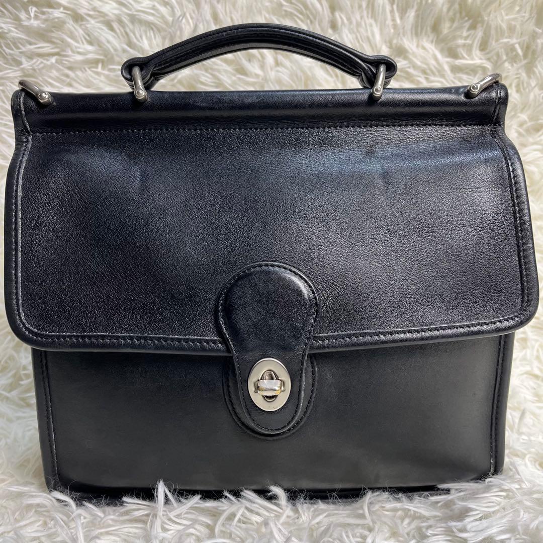 【希少】OLD COACH ハンドバッグ 2way 9927 グラブタンレザー