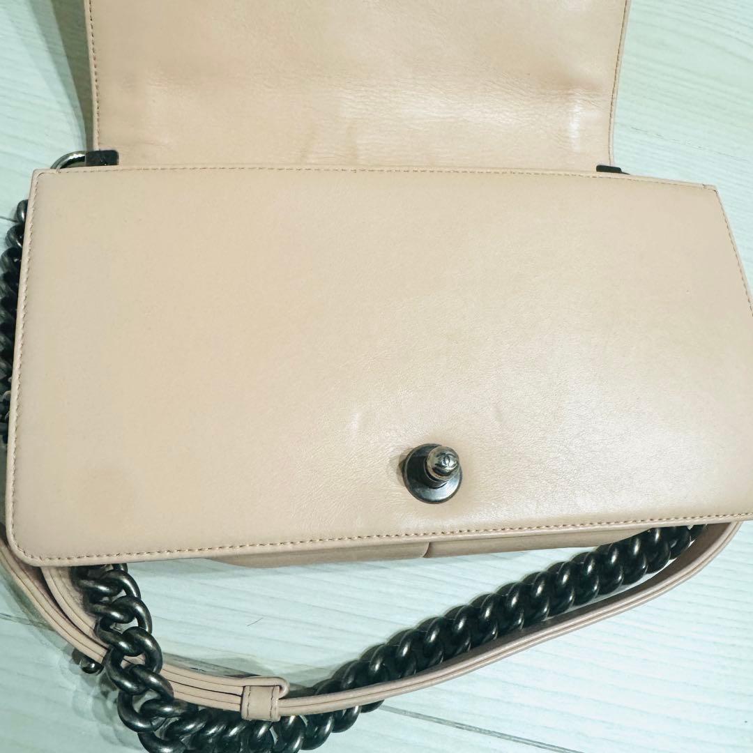 m　ボーイシャネル　25マトラッセ　 ラムスキン　チェーンショルダーバッグ