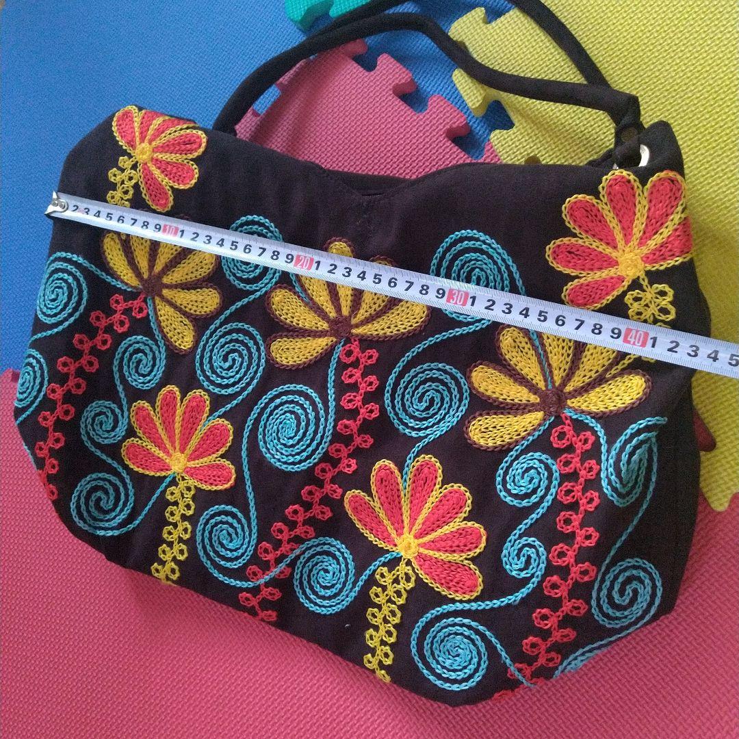 花刺繍バッグ❣️