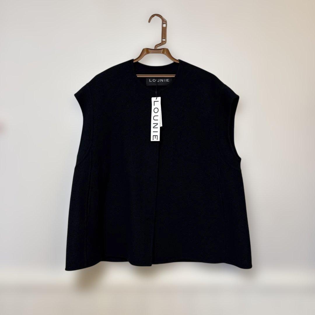 LOUNIE super 100’s リバーショートジレ38【新品タグ付き】