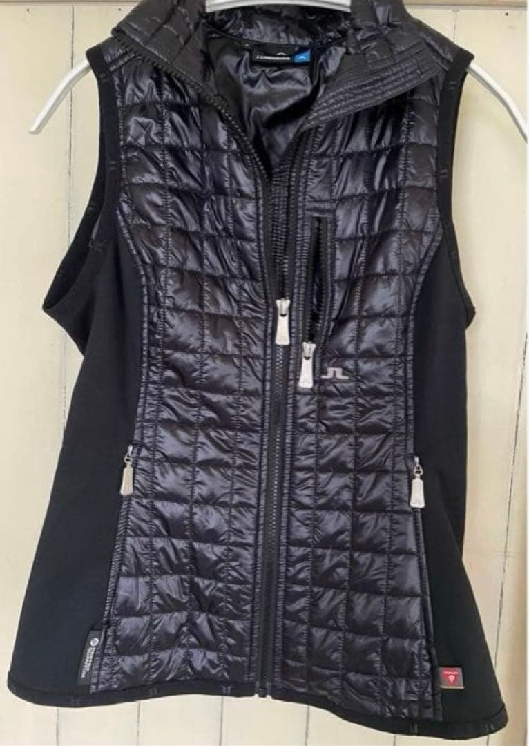 J.LINDEBERG ジェイリンドバーグ　ダウン　ベスト　ブラック　S