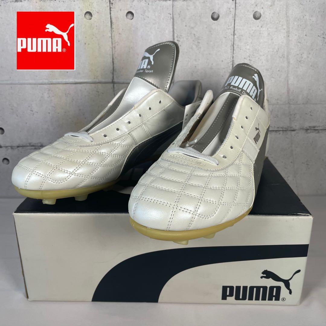 【新品未使用デッドストック】PUMA プーマ　レセルバ3 ホワイト×シルバー