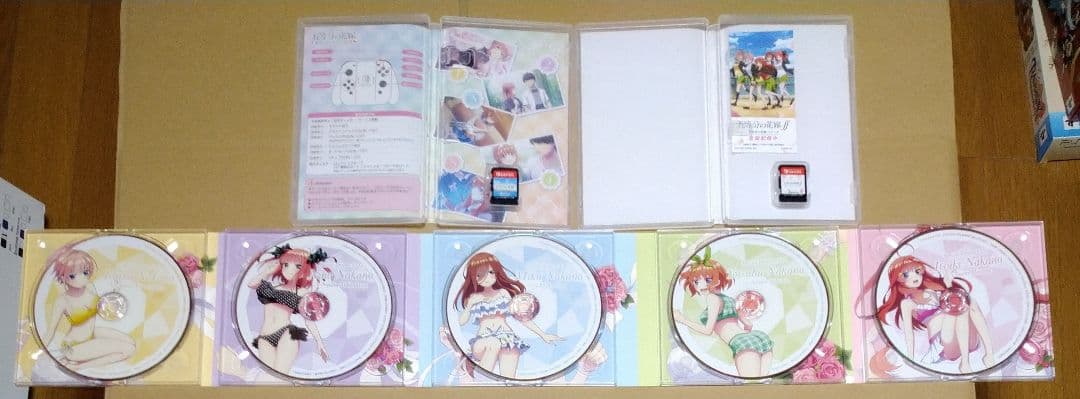 【限定版、各種付属品完品、状態良好品】五等分の花嫁 Switch 4点セット