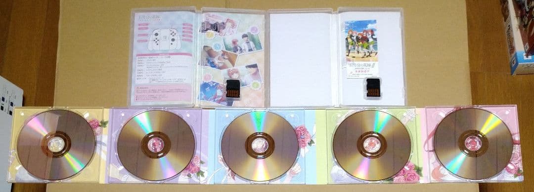 【限定版、各種付属品完品、状態良好品】五等分の花嫁 Switch 4点セット