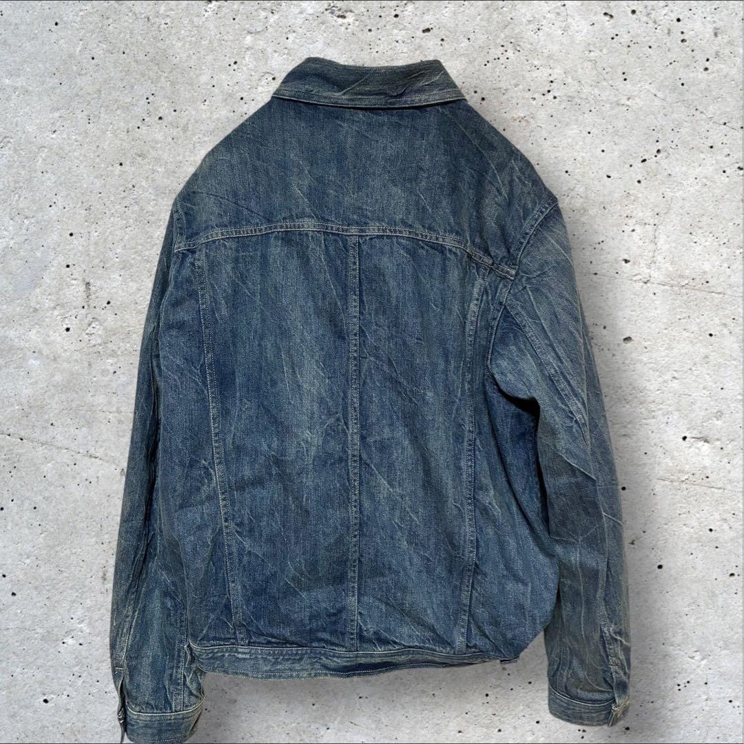 ぼ*ー様 オーラリー SELVEDGE FADED LIGHT DENIM BL