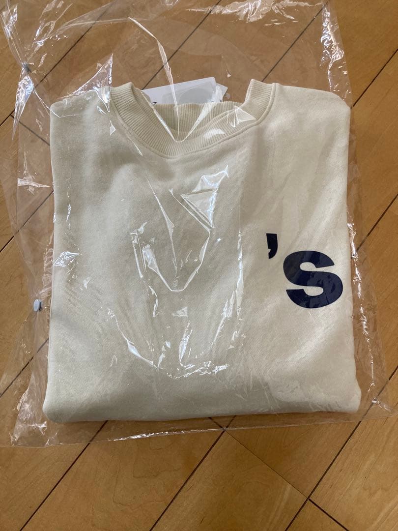 NUS ヌース　バックロゴプルオーバー　アイボリー