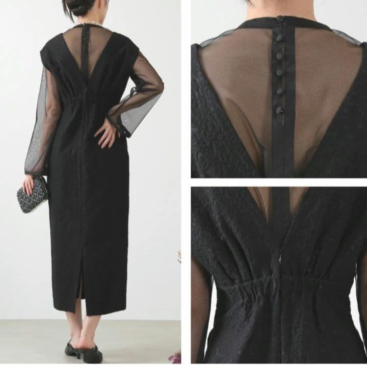 N*a様 kana ジャガード ワンピース チュール トップス セット