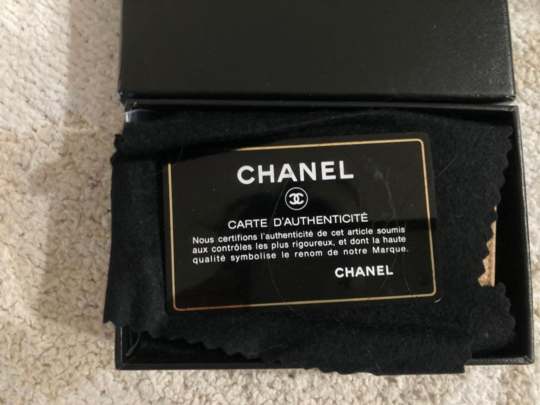 【菜奈】CHANEL ベージュ レザー キーケース