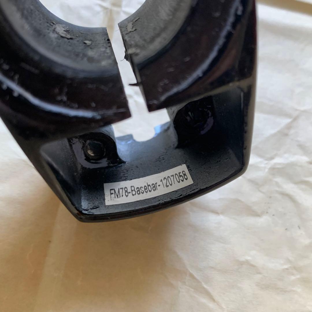 3t カーボンハンドル ベースバー ステム一体型 ピストバイク トリプルティー