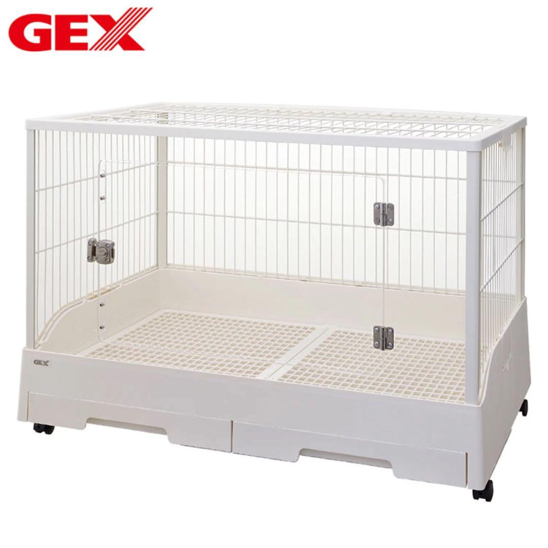 GEX 小動物用ケージ クリアフロント80 モルモット、うさぎ
