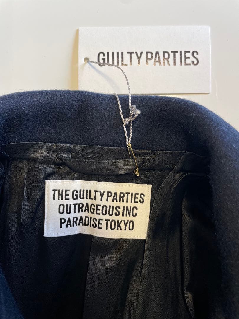 新品未使用wackomaria ダブルブレストコート　ネイビー XL