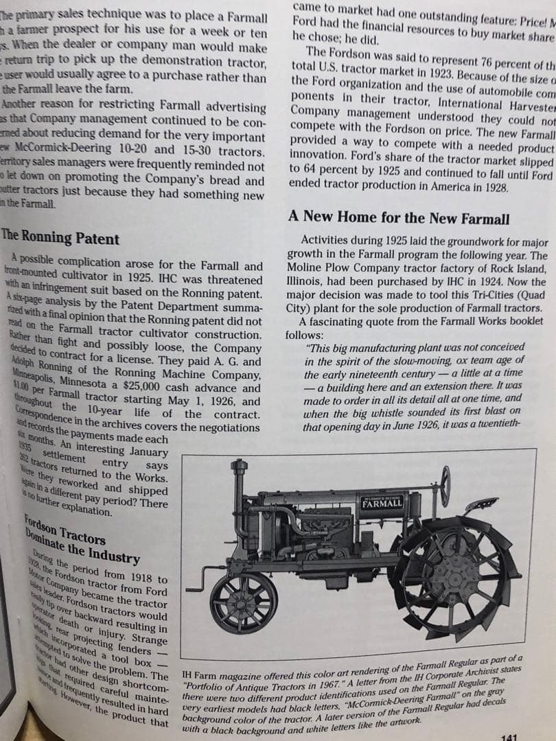 洋書 INTERNATIONAL HARVESTER FARM EQUIPMENT