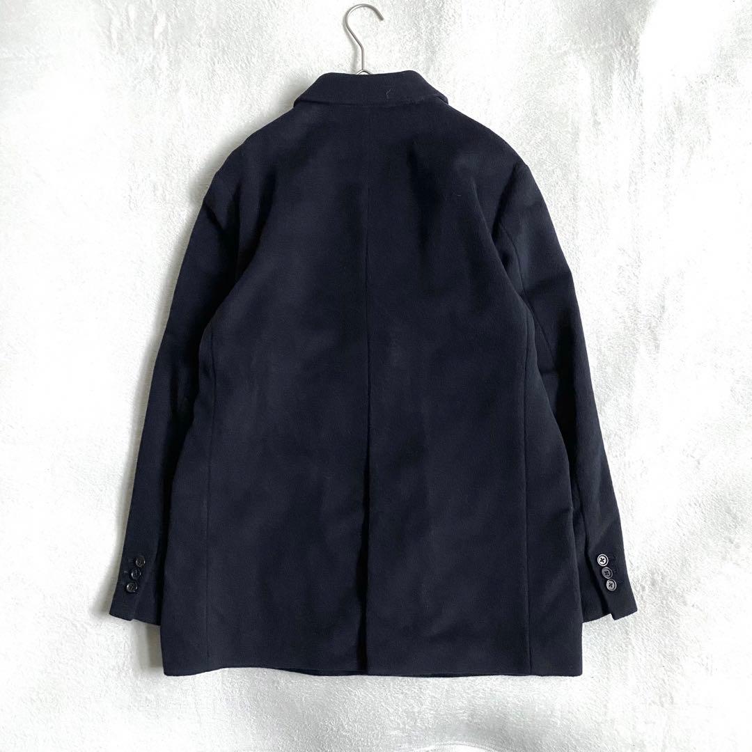 【美品✨】FRAMeWORK ライトビーバーダブルブレストジャケット　ネイビー